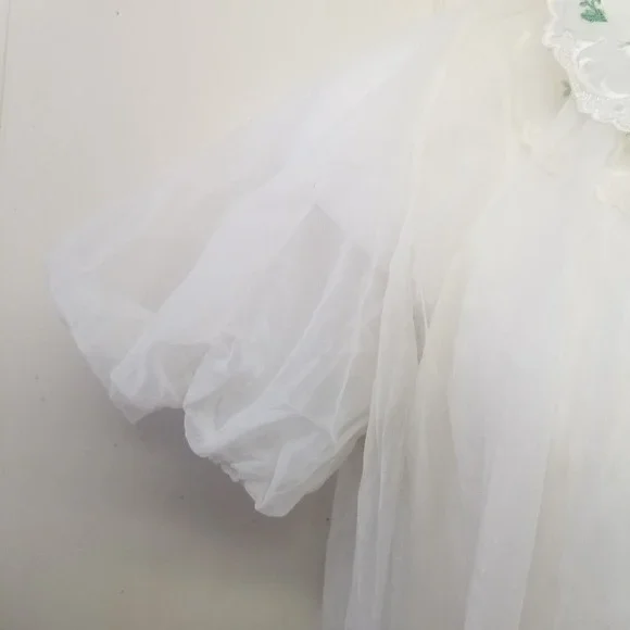 Peignoir M Nightgown Robe Set Negligee Sheer‎ Chiffon Lingerie Fairie Princess - Picture 6 of 12